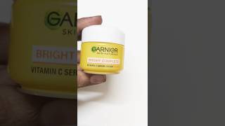 Garnier vitamin C serum cream 😧\best cream Garnier creamreview garnier review vitaminc shorts [upl. by Nairadal]