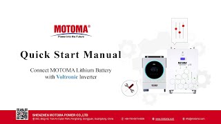 Utilizing the Motoma base station battery in conjunction with the Voltronic inverter [upl. by Aeslek]