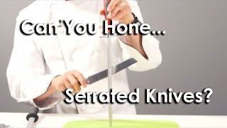 Quick Tip 4  How to Hone a Serrated Knife [upl. by Guglielmo]