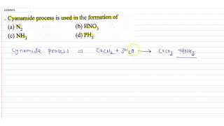 Cyanamide process is used in the formation of [upl. by Lledyr]