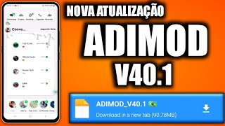 🟪 SAIU NOVA ATUALIZAÇÃO ADIMOD V401 EM PORTUGUÊS JULHO 2024 [upl. by Adin503]