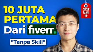 Cara quotGaptekquot Dapetin 10 Juta Pertama Dari FIVERR Lewat HP  Kerja Online Dari Rumah [upl. by Markman]