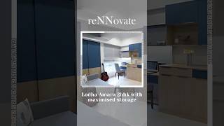 Lodha Amara 2bhk with maximised storage [upl. by Aryk]