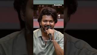 Thalapathy own voice ❤️ song thalapathyvijay trisha viralvideo tranding shorts [upl. by Sibie]