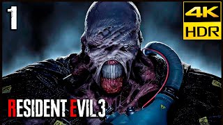 RESIDENT EVIL 3 REMAKE Parte 1 Gameplay Español 4K HDR  Resident Evil 3 Nemesis Hardcore [upl. by Lrac]