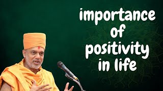 importance of positivity in life  gyanvatsal swami best speech for life [upl. by Iormina]