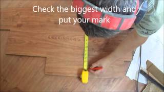 Laminate Flooring on Stairs How to Make the First Tread for Winder Stairs [upl. by Aivul]