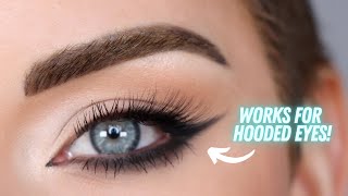 My New Favorite Winged Eyeliner Technique  Winged Eyeliner Tutorial for Beginners [upl. by Mcwherter251]