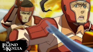 Avatar Korras First ProBending Battle 🌊 Full Scene  The Legend of Korra [upl. by Nonnahsed]