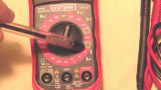 How to use a Multimeter for beginners  KK4WW [upl. by Nosirrah643]