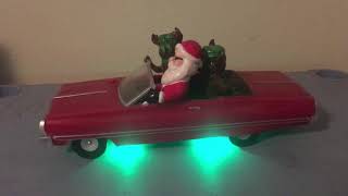 Gemmy Christmas Lowrider Santa And Reindeer [upl. by Agnew]