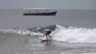 Surfing Nonyas  Quarters Maldives  July 2016 [upl. by Silverstein]