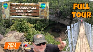 Fall Creek Falls State Park Tennessee Full DriveThru amp Tour  Swinging Bridges Campgrounds amp More [upl. by Bickart]