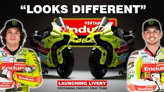 Pertamina Enduro VR46 Team Launching Livery MotoGP 2024  MotoGP News [upl. by Siro761]