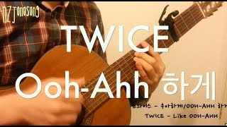 2016 ver TWICE  Like Ooh Ahh  Fingerstyle Guitar Cover [upl. by Ailerua]