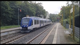 RB 24456 mit iLint an der SaalburgLochmühle [upl. by Ynatterb]