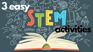 3 Easy STEM Activities for Preschool amp Kindergarten Encourage Science Tech Engineering amp Math [upl. by Calabresi]