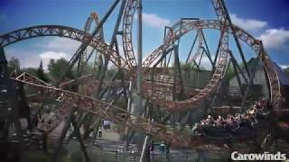 Copperhead Strike New for Carowinds 2019 Animated POVFlyover [upl. by Acysej273]