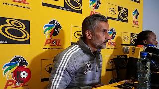 Pirates MTN8 Win Riveiro Talks Saleng Performance  New Players  Orlando Fans [upl. by Arracat]