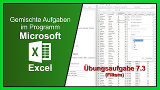 Microsoft Excel praktisch Übungsaufgabe 73 [upl. by Sharos]