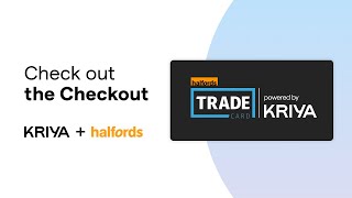 Halfords Trade Credit powered by Kriya in store [upl. by Aramat844]