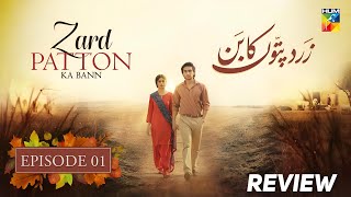 Zard Patton Ka Bunn Episode 1 Review  Sajal Aly Hamza Sohail  Hassan Review Point [upl. by Russom773]