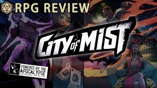 City of Mist Grapple w the living legend inside while you gumshoe around 🎆 RPG Review amp Mechanics [upl. by Brinkema]