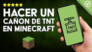 Cómo HACER un CAÑÓN de TNT en Minecraft  ¡Explosiones Épicas [upl. by Annibo]