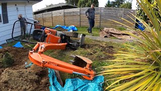 First Mistake On The Kubota Mini Excavator [upl. by Lucien]