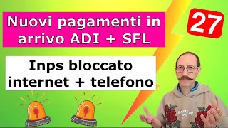 Nuovi pagamenti in arrivo da Inps  Sito internet e centralino Inps tutto bloccato disagi in Italia [upl. by Akcirred]