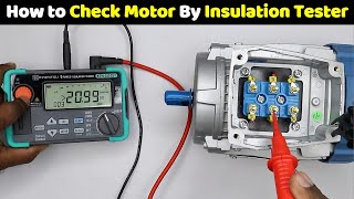 Learn Practically How to Check Motor with Insulation Tester TheElectricalGuy [upl. by Donnie]