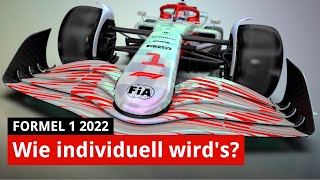 Wie werden die F1Autos 2022 wirklich aussehen  Neues Reglement [upl. by Lachman]