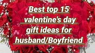 Best top 15 valentines day gift ideas for husbandBoyfriend [upl. by Falconer821]