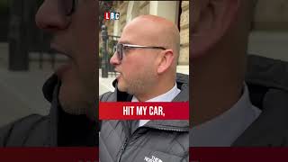 London cabbie describes moment loose military horse smashed his van  LBC [upl. by Benedic]