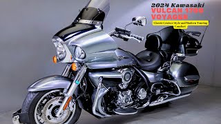 Classic Cruiser Style and Modern Touring Comfort  2024 Kawasaki Vulcan 1700 Voyager [upl. by Noirret]