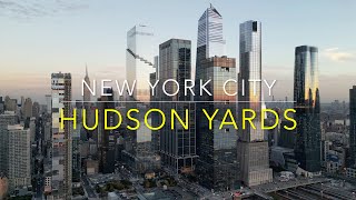 4K in 4MIN Aerial Views of Hudson Yards New York City [upl. by Dibb]