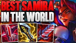 RANK 1 SAMIRA IN THE WORLD CARRIES HIS TEAM  CHALLENGER SAMIRA ADC GAMEPLAY  Patch 1421 S14 [upl. by Iras13]