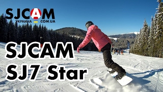 SJCAM SJ7 STAR 60fps Snowboarding Bukovel  SJCAMCOMUA [upl. by Westerfield]