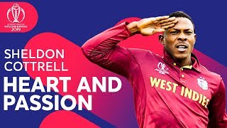 Sheldon Cottrell  Heart Passion and THAT Salute  ICC Cricket World Cup 2019 [upl. by Llerrat826]