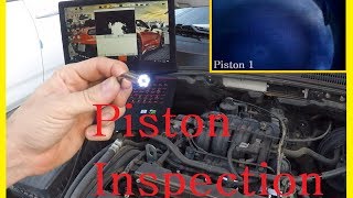 Piston Inspection with Endoscope [upl. by Haridan]