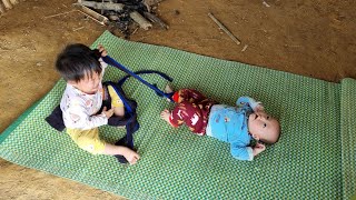 simple wall weaving method single mothers life raising a small child is extremely difficult [upl. by Nohsar]