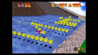 SM64  Whomps Fortress  255 Coins [upl. by Ahsenrat669]