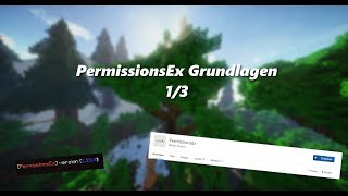 PermissionsEx Grundlagen  Pex Tutorial 13 [upl. by Melba]