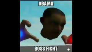 Obama boss fight all phases and ending [upl. by Ellekram392]