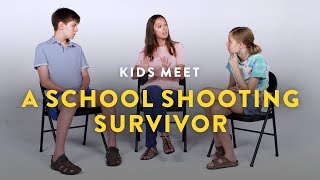 Kids Meet a School Shooting Survivor  Kids Meet  HiHo Kids [upl. by Carlstrom]