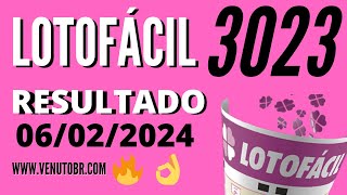 🍀 Resultado Lotofácil 3023 [upl. by Cammie494]