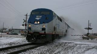 Amtrak 98 Leads The Southwest Chief West Whiteside KS [upl. by Hendon]