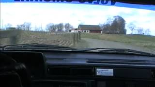 rally incar simrishamnsmixen morgan olsson med noter [upl. by Yrtua856]