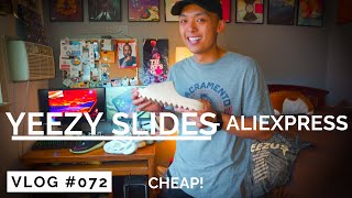 YEEZY SLIDES BONE  ONLY 16 from ALIEXPRESS [upl. by Namien487]