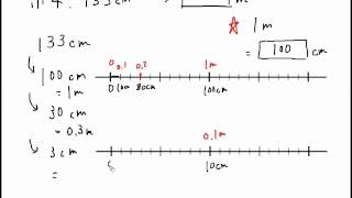 小数と単位④ mと小数 [upl. by Gnof]